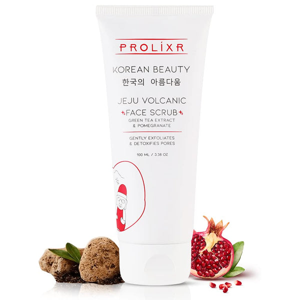 Prolixr Jeju Volcanic Scrub Exfoliating Face Scrub - 100 ml