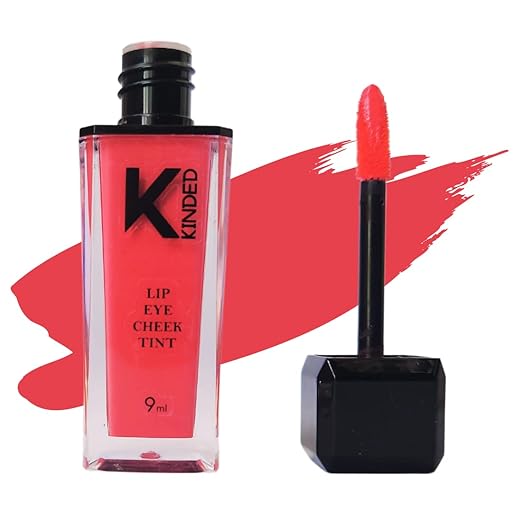 Kinded Lip Eye And Cheek Tint Colour 01 Barbie Pinkfor Women Girls - 9 ml