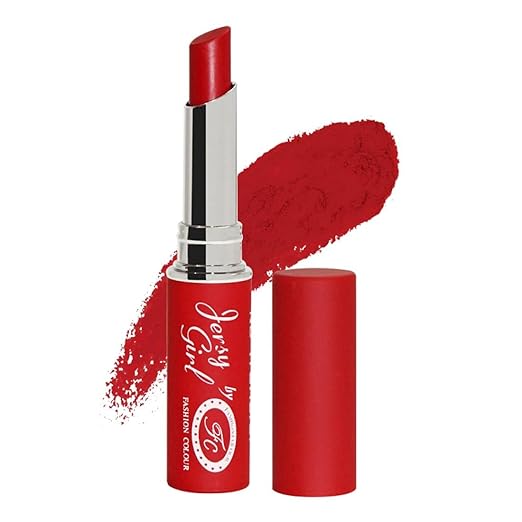 Fashion Colour Jersey Girl By Girl Kiss Proof Lipstick Lotus Red - 2 gms