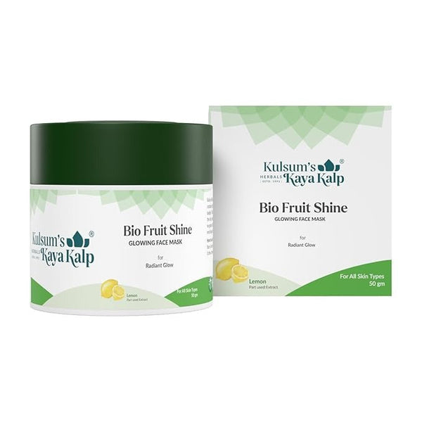 Kulsum's Kaya Kalp Herbals Bio Fruit Shine Glowing Face Mask - 50 gms