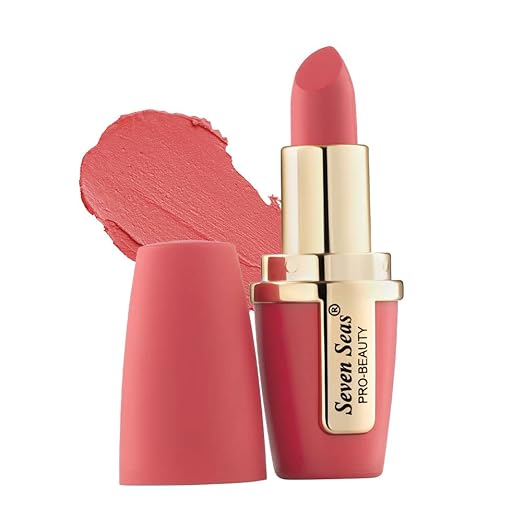 Seven Seas Lip Comfort Velvet Finish Matte Lipstick Rose Bud Cherry - 4.2 gms