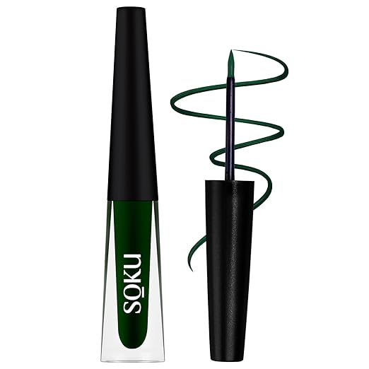 Soku Eye Can See Intense Green Liquid Eyeliner - 2.5 ml