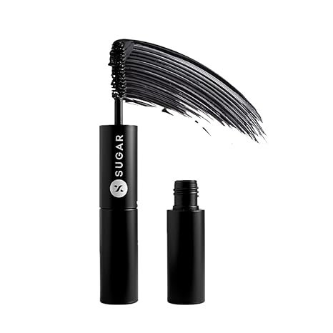 Sugar Cosmetics Double Date Extreme Volume Mascara 01 Blackjack (Black Mascara) - 10 ml