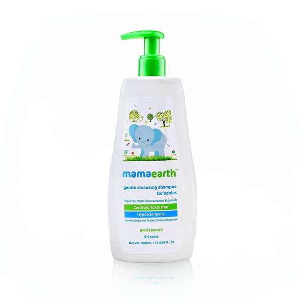 Mamaearth Gentle Cleansing Natural Baby Shampoo (400 ml)