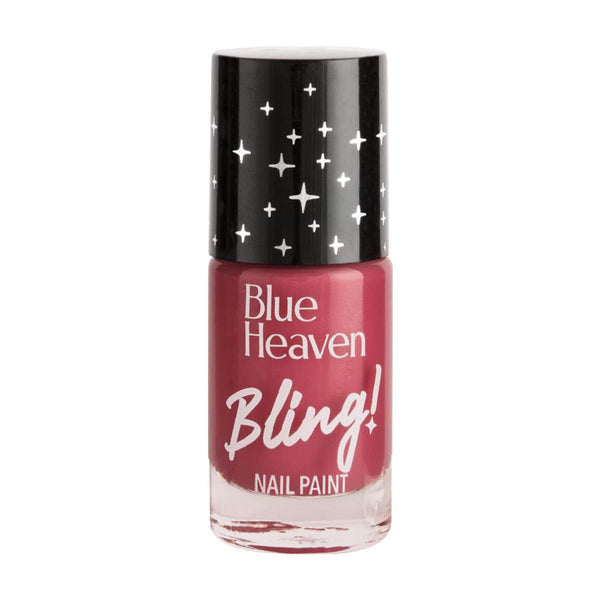 Blue Heaven Bling Nail Paint  Berry Pink - 22 -  8 gms