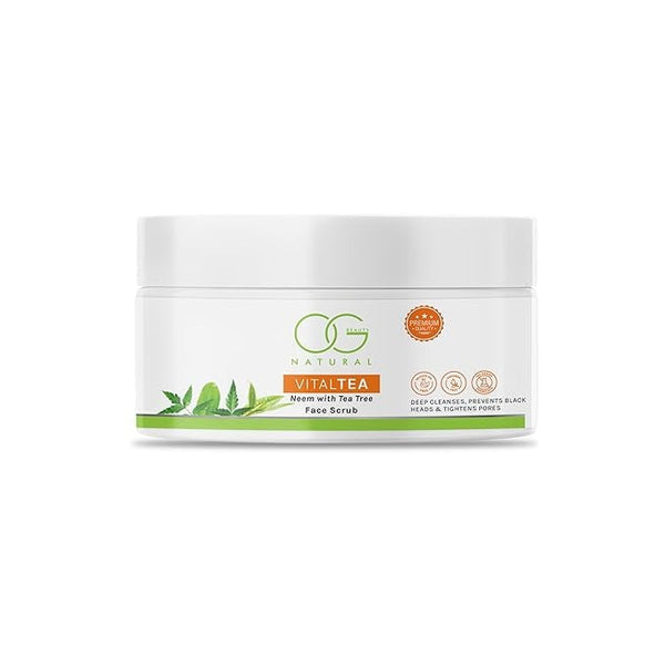 OG BEAUTY Natural Vitaltea Neem With Tea Tree Face Scrub - 125