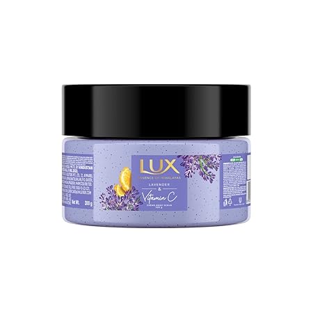 Lux Lavender & Vitamin C Body Scrub - 300 gms