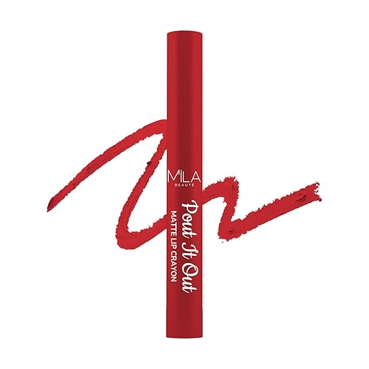 Mila Beaute Pout It Out Matte Lip Crayon Tinker Bell - 1.25 gms
