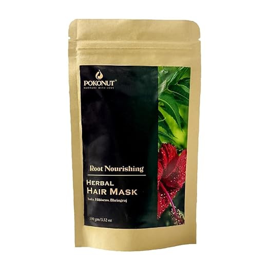 Pokonut Herbal Hair Mask for Hair Growth - 100 gms