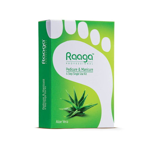 Raaga Professional Pedicure and Manicure For Hands and Feet Aloe Vera Extract - 12 sachets