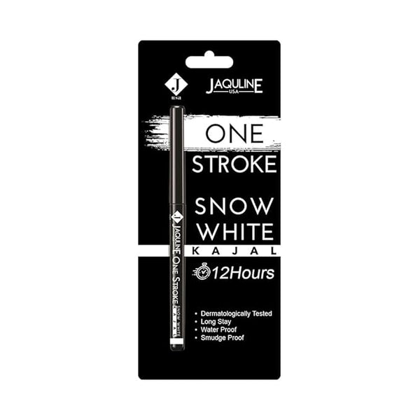 Jaquline USA Onestroke Kajal Snow White Pencil - 0.30 gms