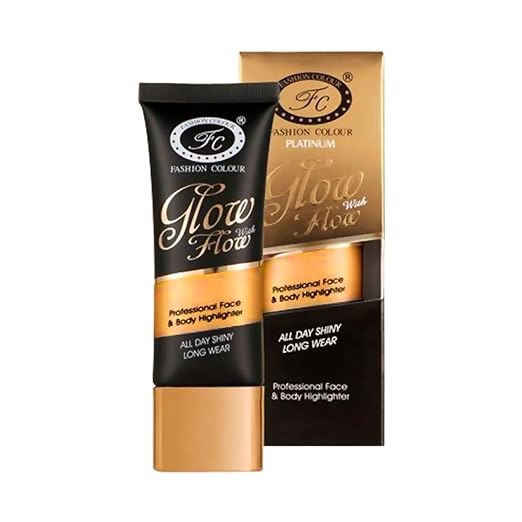 Fashion Colour Glow With Flow Professional Face & Body Highlighter Shade 03 - 35 gms