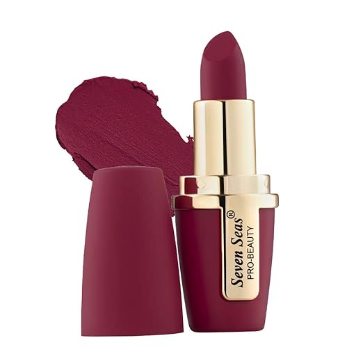 Seven Seas Lip Comfort Velvet Finish Matte Lipstick Chestnut Rose II - 4.2 gms