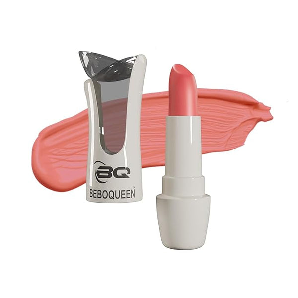 Bebo Queen Long Lasting Crayon Matte Lotus Shape Lipstick Rose Pink - 10 gms