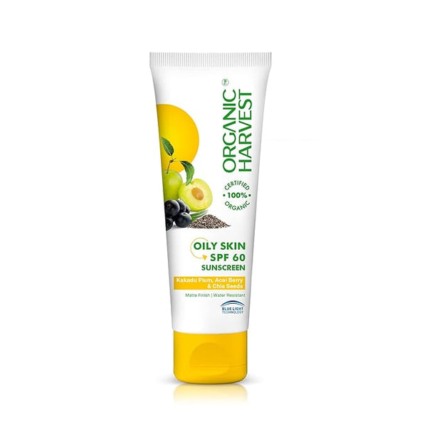 Organic Harvest Sunscreen  For All Skin SPF 60 - 100 gms