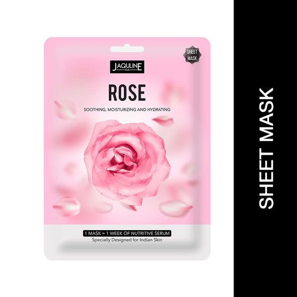 Jaquline USA Rose Sheet Mask - 25 gms