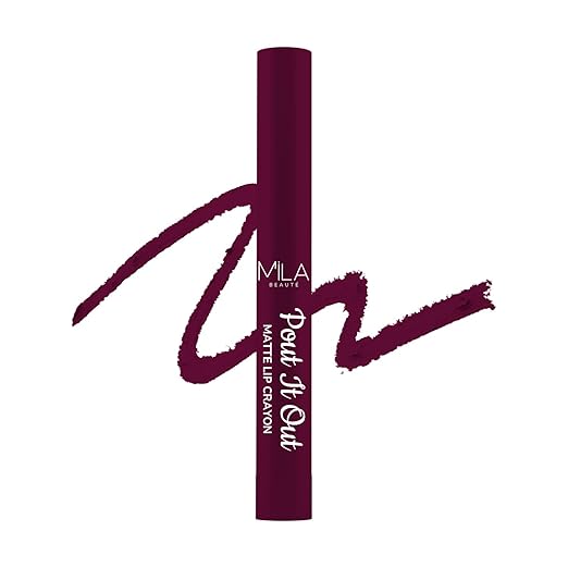 Mila Beaute Pout It Out Matte Lip Crayon Moana - 1.25 gms