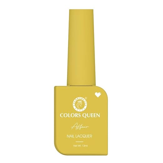 Colors Queen Affair Nail Polish 53 Mustard Yellow - 13 ml