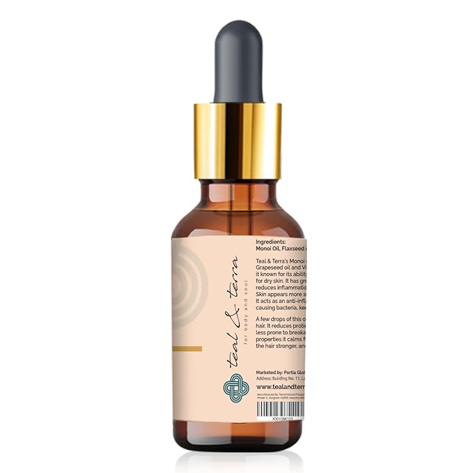Teal & Terra Organic Coconut Monoi Oil - 30 Ml