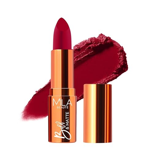 Mila Beaute Bold & Matte Long Lasting Lipstick Pillow Talk - 4.2 gms