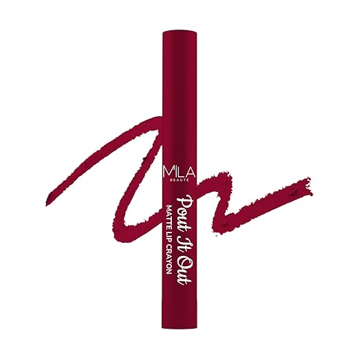 Mila Beaute Pout It Out Matte Lip Crayon Anastasia - 1.25 gms