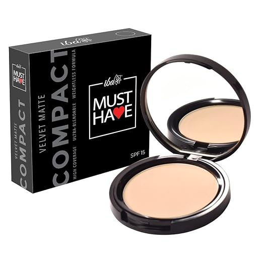 Iba Must Have Velvet Matte Pressed Compact Powder Cool Vanilla - 9 gms