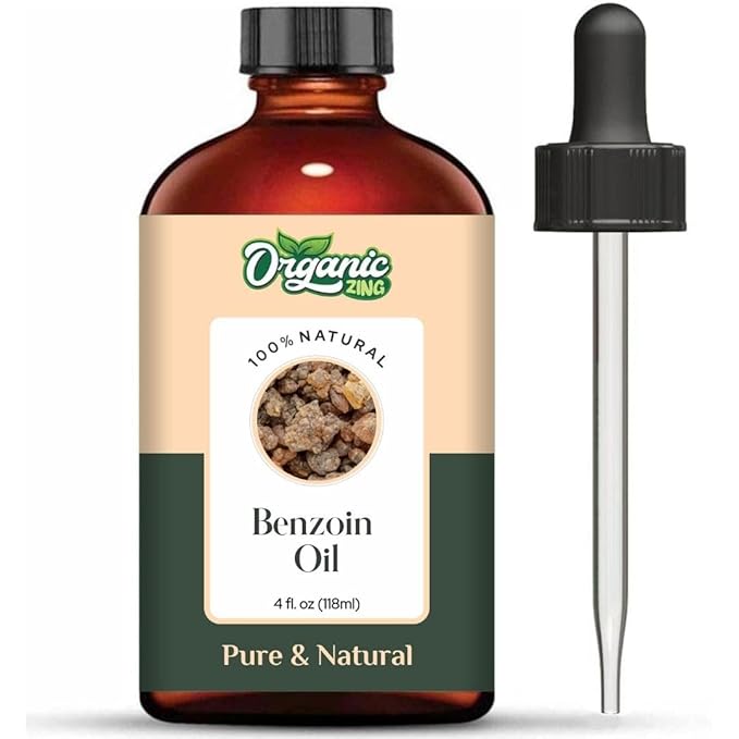 Organic Zing Benzoin (Styrax Benzoin) Oil | Essential Oil for Skincare, Aroma & Diffusers - 118 Ml