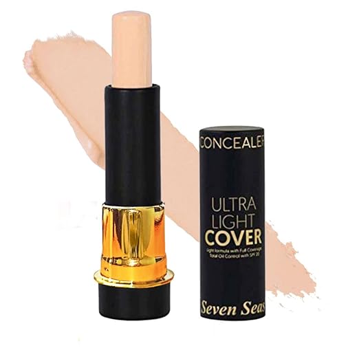 Seven Seas HD Pro Ultra Light Cover Concealer Natural - 8 gms