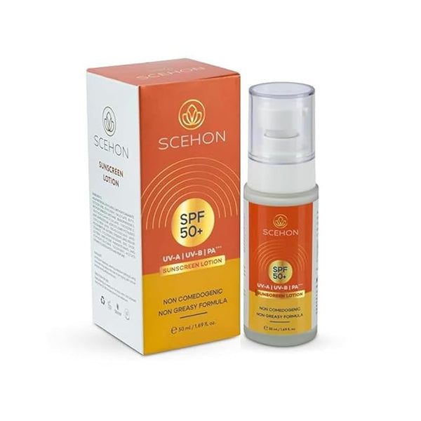 Scehon Sunscreen Lotion SPF 50+ PA+++ - 50 ml