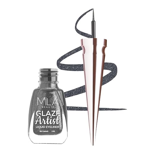 Mila Beaute Glaze Artist Liquid Eyeliner Shade Magical Grey - 6 ml