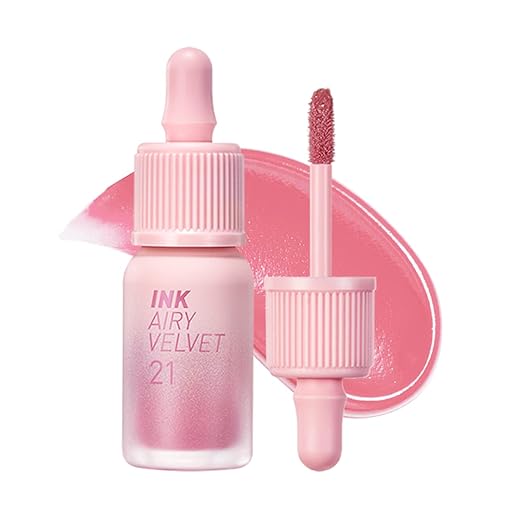 Peripera Ink Airy Velvet Lipstick (021 Fluffy Peach) - 4 gms