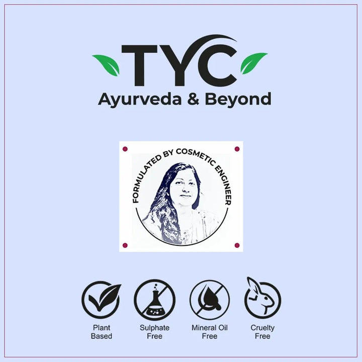 TYC-Trust Your Choice Ayurvedic DHT Blocking Shampoo | Deep Cleansing, Itch Free Anti Dandruff | Sulphate Free | 3-in-1 Organic Shampoo and Conditioner | 300 ml