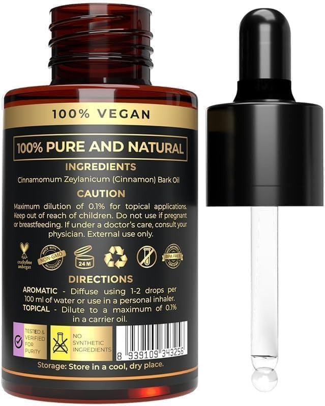 The Organic Forest Cinnamon Bark Essential Oil - 30 ml
