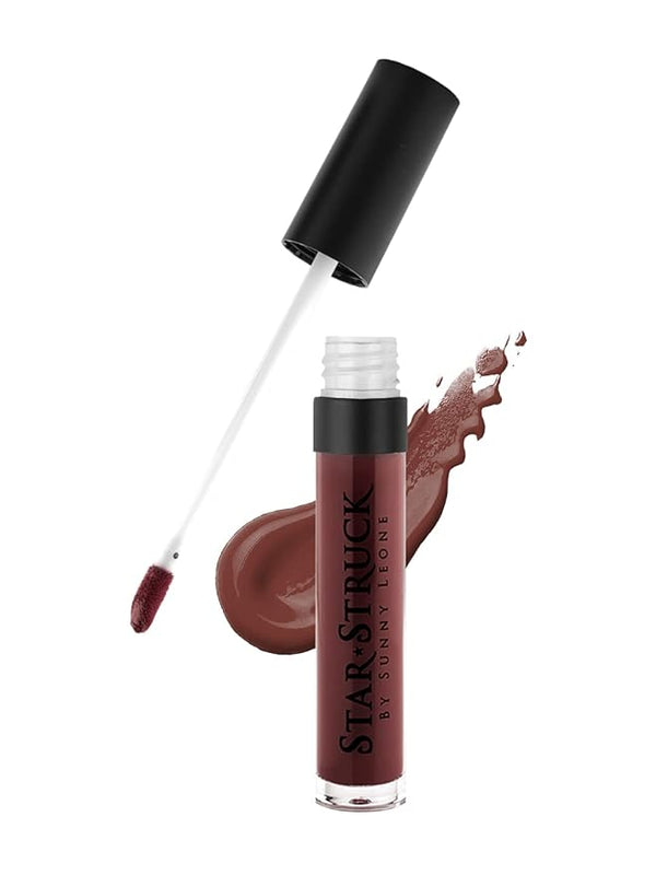 Starstruck By Sunny Leone Glossy Liquid Lip Color Cinnamon - 5.5 ml