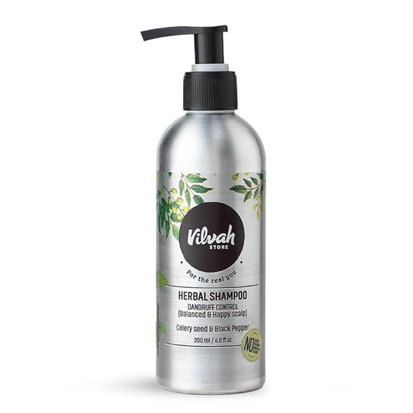 Vilvah Store Dandruff Control Herbal Shampoo - 200 ml