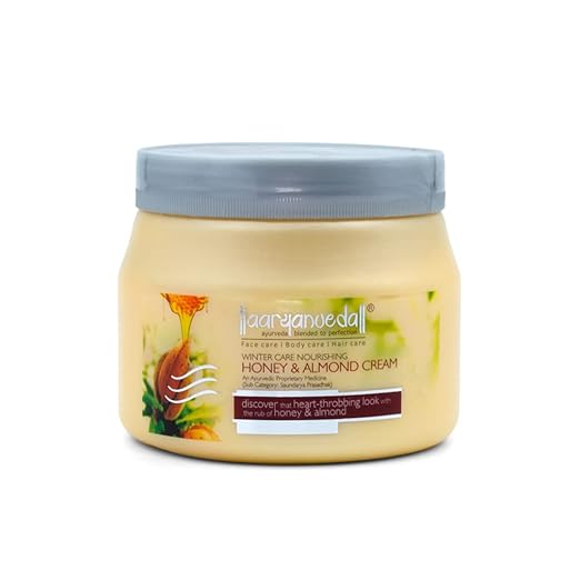 Aaryanveda Face Honey & Almond Cream - 400 gms