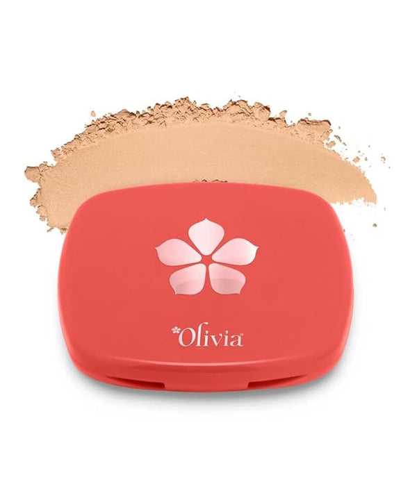Olivia Weightless Matte Finish Compact Powder 03 Peach Pie - 10 gms