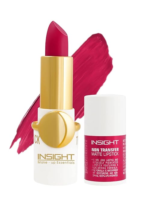 Insight Non Transfer Matte Lipstick Colour Haunting - 4.2 gms