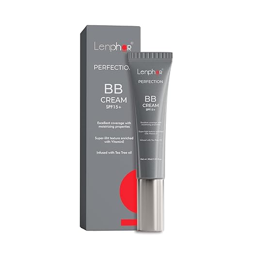 Lenphor Perfection 3 In 1 BB Cream for Face Makeup Beige Shade - 30 ml