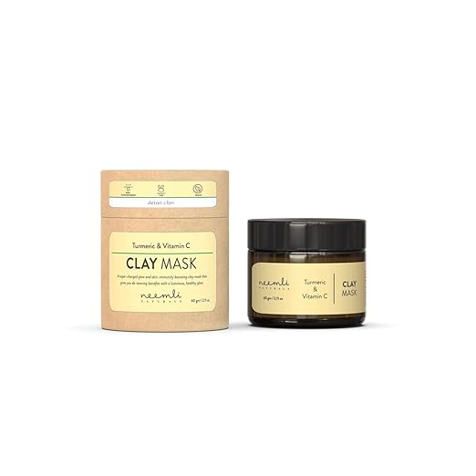 Neemli Naturals Turmeric & Vitamin C Clay Mask - 60 gms