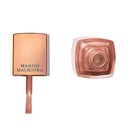 MyGlamm Manish Malhotra Beauty Gel Finish Nail Lacquer Rosette (Pink) - 12 ml