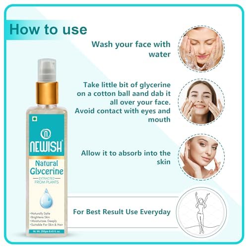 Newish Beauty and Skin Care Glycerine - 250 ml