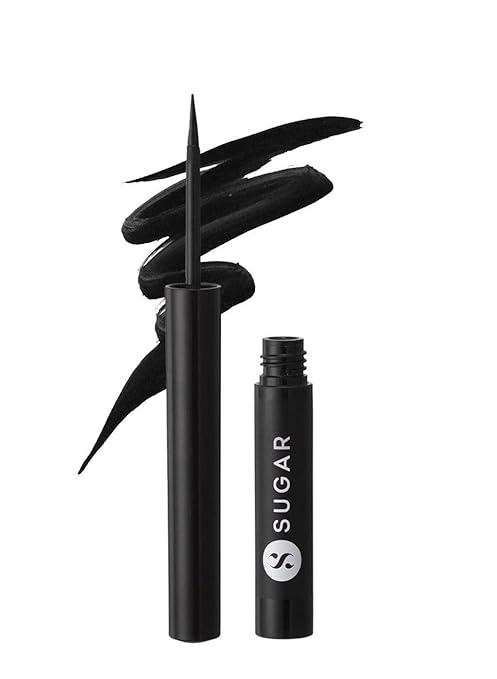 Sugar Cosmetics Eye Warned You So Double Matte Eyeliner 01 Black Swan - 1.7 ml