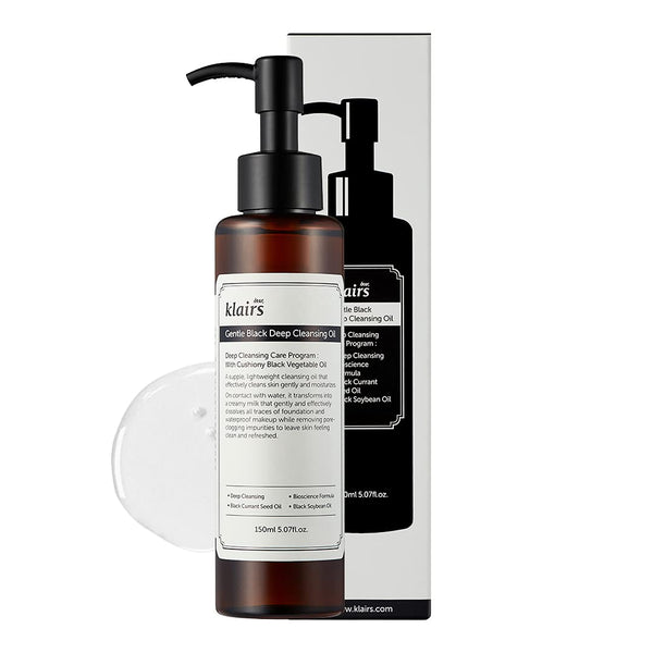 Klairs Gentle Black Deep cleansing oil Make up cleanser - 150 ml