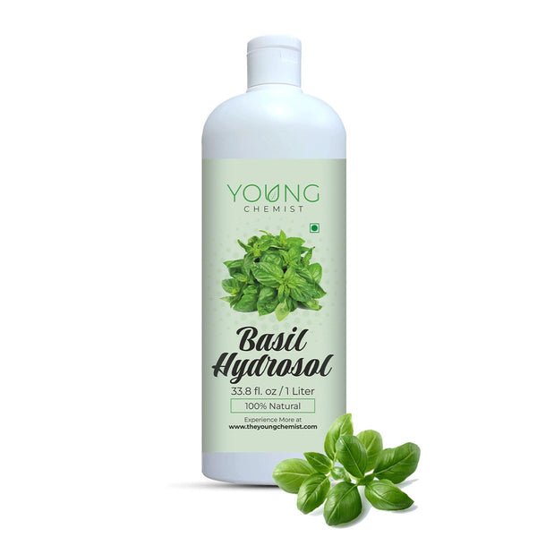 Young Chemist Pure and Natural Basil Hydrosol - 1 litre