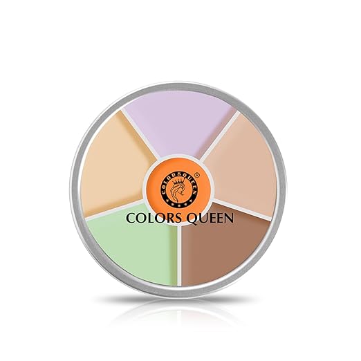 Colors Queen Light Weight Multi Purpose Matte Concealer Color Corrector Palette 02 - 42 gms
