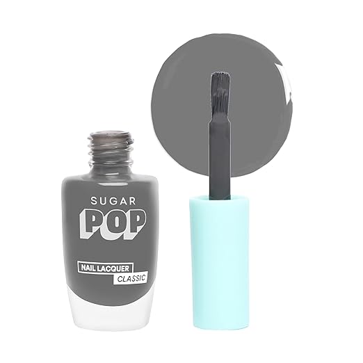 Sugar Pop Nail Lacquer Ash Clash (Dark Grey) - 10 ml