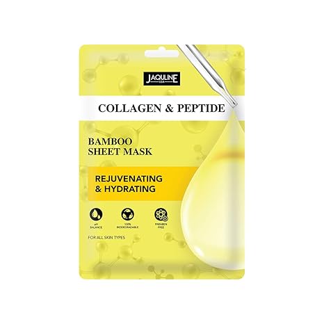 Jaquline USA Collagen & Peptide Sheet Mask - 25 gms