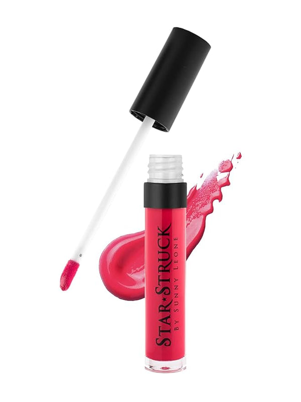 Starstruck By Sunny Leone Glossy Liquid Lip Color Wild Cherry - 5.5 ml