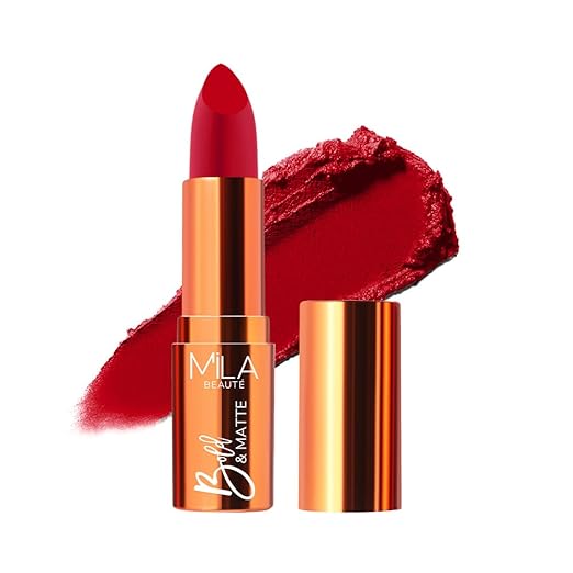 Mila Beaute Bold & Matte Long Lasting Lipstick Scarlet Seduction - 4.2 gms